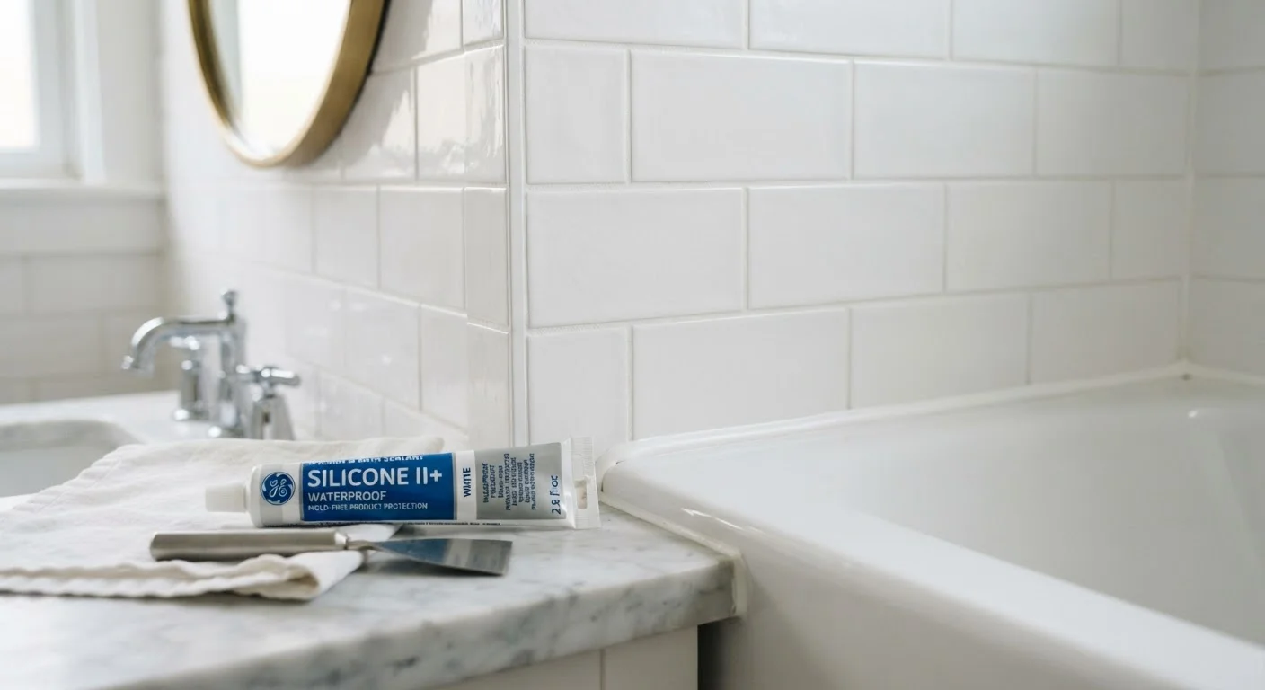 Bathroom Caulking, Grout, and Sealant: What Each One Actually Does