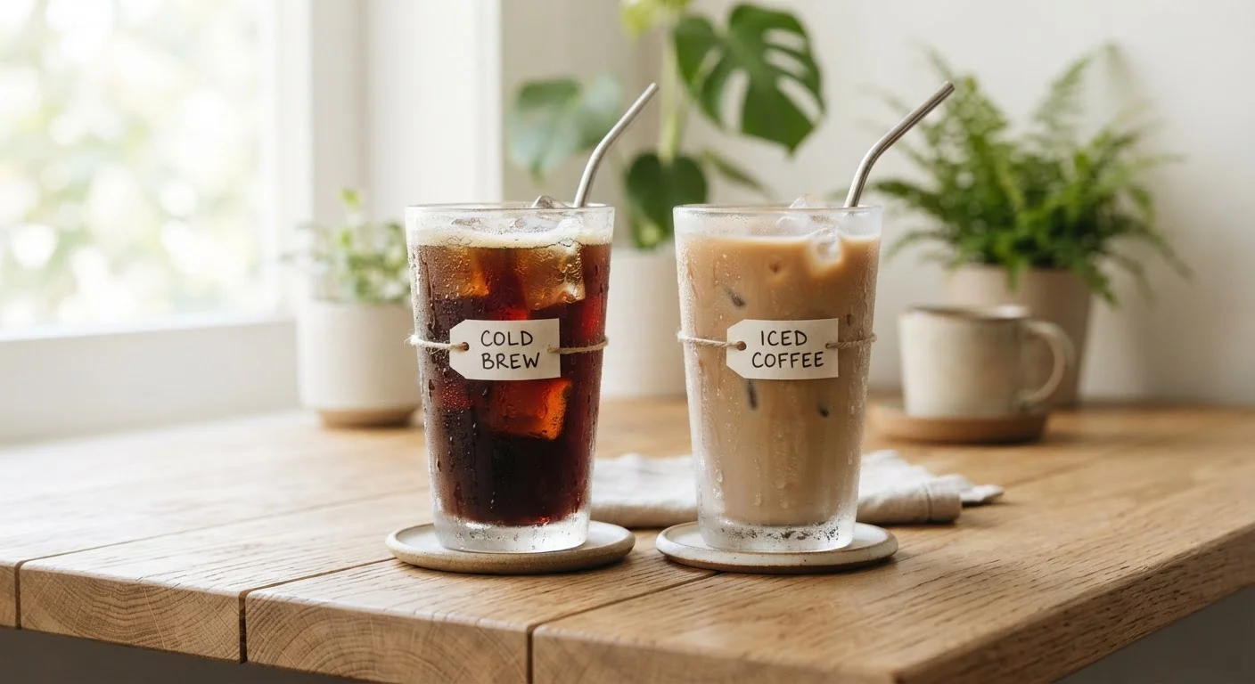 Cold Brew vs. Iced Coffee: The Real Difference in Brew Method and Taste