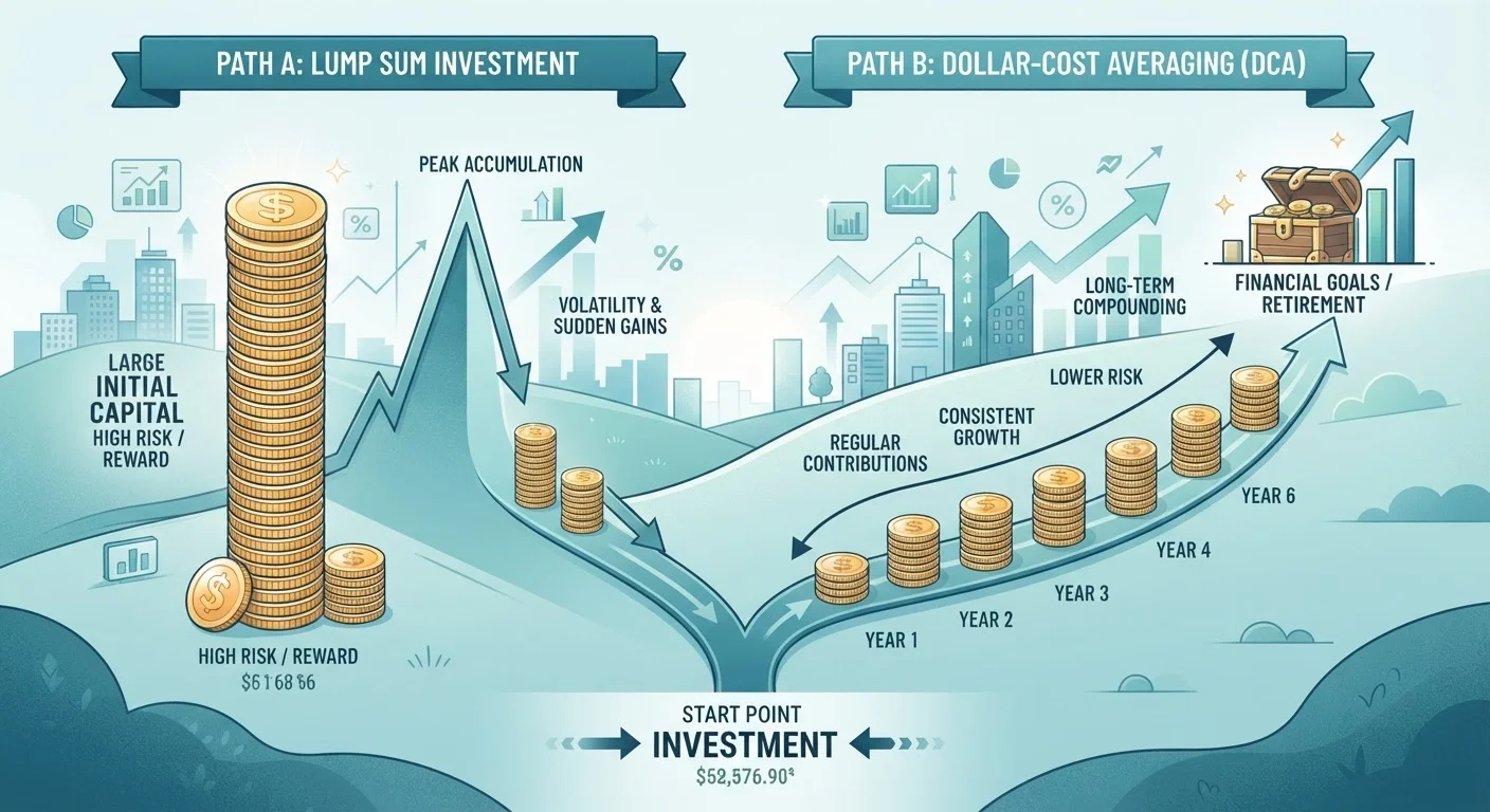 Dollar-Cost Averaging vs. Lump-Sum Investing: What the Evidence Says