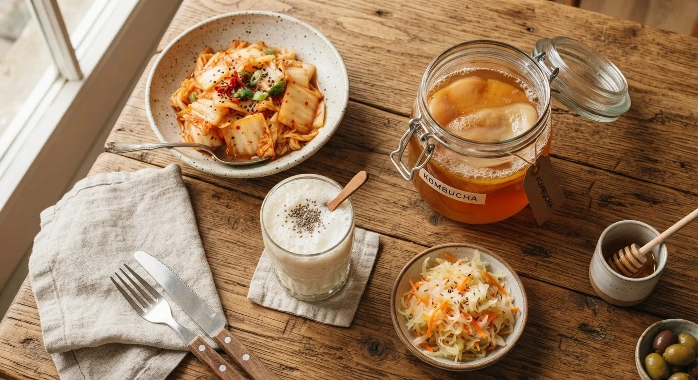 Fermented Foods Beyond Yogurt: A Starter's Map to Kimchi, Kefir, and Kombucha