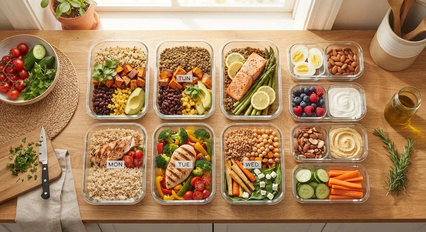 Meal Prep for Busy Weeks: Building a Realistic Sunday Routine