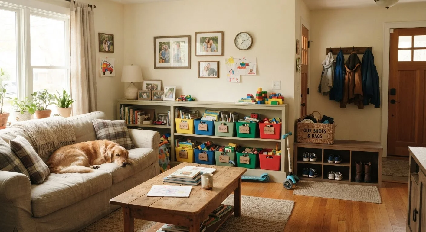 Organizing With Kids at Home: Approaches That Account for Real Life