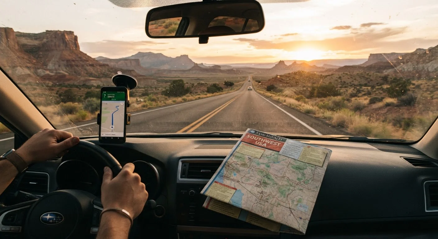 Road Trip Navigation: GPS, Paper Maps, and When Each One Fails You