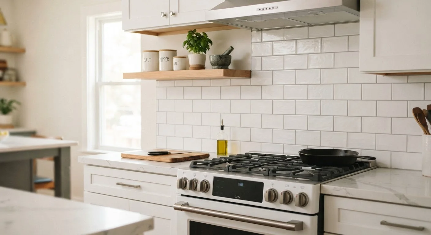 The Beginner's Path to Laying Peel-and-Stick Backsplash Tile