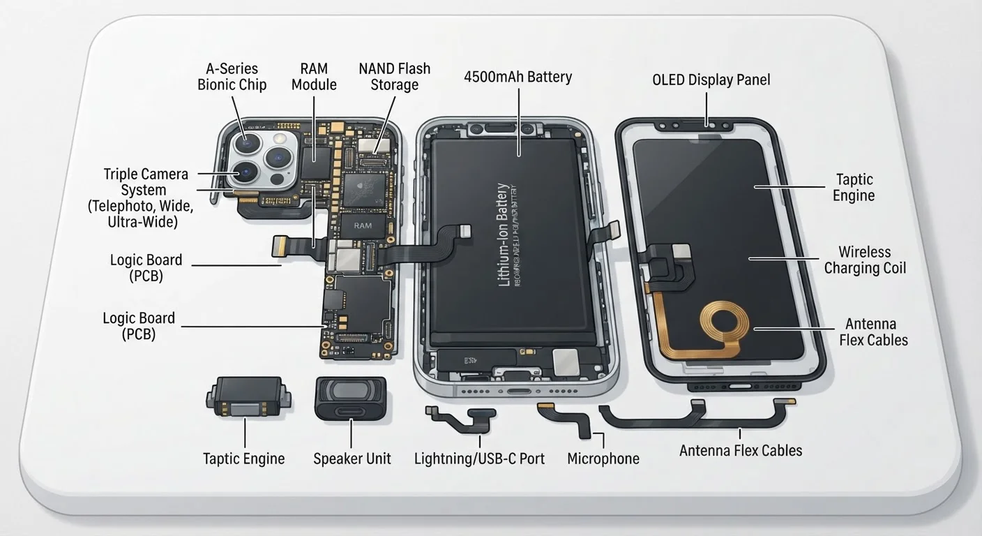 The Parts Inside Every Smartphone, Explained Without the Jargon